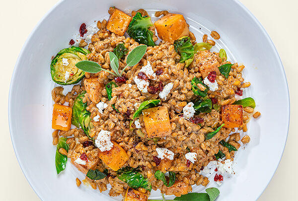 Fall Harvest Farro Risotto